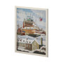13587 - Quebec City Go Canada (L) by Mercana Studio a Hand Embellished Decograph Framed Art Print