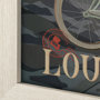 13589 - Louisiana Go USA (L) by Mercana Studio a Hand Embellished Decograph Framed Art Print