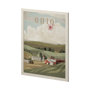 13591 - Ohio Go USA (L) by Mercana Studio a Hand Embellished Decograph Framed Art Print