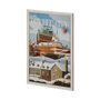 13608 - Quebec City Go Canada (XL) by Mercana Studio Hand Embellished Decograph Framed Art Print under Glass