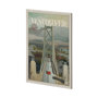 13609 - Vancouver Go Canada (XL) by Mercana Studio a Hand Embellished Decograph Framed Art Print under Glass