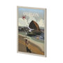13611 - Oregon Go USA (XL) by Mercana Studio a Hand Embellished Decograph Framed Art Print under Glass
