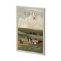 13612 - Ohio Go USA (XL) by Mercana Studio a Hand Embellished Decograph Framed Art Print under Glass