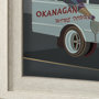 13795 - Kelowna Go Canada (XL) by Mercana Studio a Hand Embellished Decograph Framed Art Print under Glass