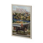 13799 - Regina Go Canada (XL) by Mercana Studio a Hand Embellished Decograph Framed Art Print under Glass