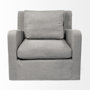 68724 - Denly III 38 X 38.25 X 34.5 Flint Gray Slipcover Upholstered Arm Chair