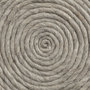 68729 - Allium Oatmeal Handwoven Wool Cylindrical Pouf 