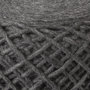 68731 - Allium Dark Gray Handwoven Wool Cylindrical Pouf