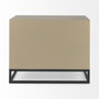 69375 - Genevieve I 39L x 16W Light Brown Fir Veneer 3 Drawer Accent Cabinet 