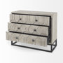69375 - Genevieve I 39L x 16W Light Brown Fir Veneer 3 Drawer Accent Cabinet 