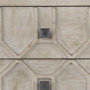 69375 - Genevieve I 39L x 16W Light Brown Fir Veneer 3 Drawer Accent Cabinet 