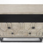69375 - Genevieve I 39L x 16W Light Brown Fir Veneer 3 Drawer Accent Cabinet 