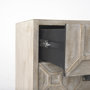 69375 - Genevieve I 39L x 16W Light Brown Fir Veneer 3 Drawer Accent Cabinet 