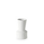 69463 - Laforge 9.4H Small White Ceramic Vase