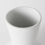 69463 - Laforge 9.4H Small White Ceramic Vase