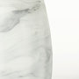 68037 - Volta I Short Gray Cream Glass Abstract Pattern Vase 
