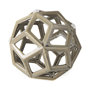 69480 - Geom 7.1L x 7.1W x 7.1H Tan Ceramic Geometric Object