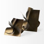 69165 - Francesca Antique Gold Metal Sculptural Decorative Object