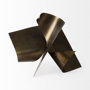 69166 - Francesca 18.1L x 18.1W x 18.1H Antique Gold Metal Sculptural Decorative Object