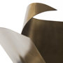 69166 - Francesca 18.1L x 18.1W x 18.1H Antique Gold Metal Sculptural Decorative Object