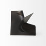69167 - Francesca 11.8L x 11.8W x 11.8H Black Metal Sculptural Decorative Object