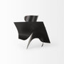 69167 - Francesca 11.8L x 11.8W x 11.8H Black Metal Sculptural Decorative Object