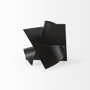 69167 - Francesca 11.8L x 11.8W x 11.8H Black Metal Sculptural Decorative Object
