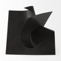69168 - Francesca 18.1L x 18.1W x 18.1H Black Metal Sculptural Decorative Object