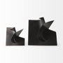 69168 - Francesca 18.1L x 18.1W x 18.1H Black Metal Sculptural Decorative Object