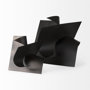 69168 - Francesca 18.1L x 18.1W x 18.1H Black Metal Sculptural Decorative Object