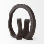 69169 - Stanislaw II Black Metal Infinite Ribbon Sculpture