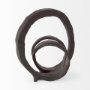 69169 - Stanislaw II Black Metal Infinite Ribbon Sculpture