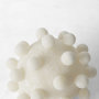69539 - Malo 4.7L x 4.7W x 4.7H Cream Resin Small Sphere Decorative Object