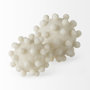 69540 - Malo 5.9L x 5.9W x 5.9H Cream Resin Large Sphere Decorative Object