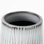67672 - Tanami I Tall Dark Brown/White Ceramic Vase 
