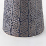 68013 - Sefina I Small Brown/Black Patterned Ceramic Vase