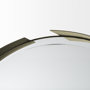 69324 - Adrianna 24.4" Gold Metal Round Mirror