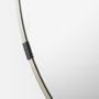 69326 - Melissa 23" Small Round Gold Metal Wall Mirror
