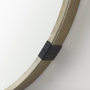69327 - Melissa 28.5" Medium Round Gold Metal Wall Mirror