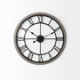 69347 - Mething Gray 25" Medium Farmhouse Wall Clock 
