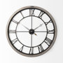 69348 - Mething Gray 31.5" Large Farmhouse Wall Clock 