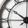 69348 - Mething Gray 31.5" Large Farmhouse Wall Clock 