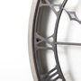 69348 - Mething Gray 31.5" Large Farmhouse Wall Clock 