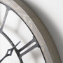 69348 - Mething Gray 31.5" Large Farmhouse Wall Clock 