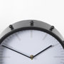 69481 - Marian 11.0L x 3.1W x 11.0H Black Studded Round Table Clock
