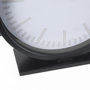 69481 - Marian 11.0L x 3.1W x 11.0H Black Studded Round Table Clock