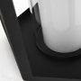 69532 - Balley 9.4L x 9.4W x 19.7H Set of Two Matte Black Metal Hexagonal Candle Holder Lanterns 