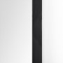 69309 - Giovanna 23.6L x 1.2W x 48.8H Black Metal Frame Rounded Arch Vanity Mirror