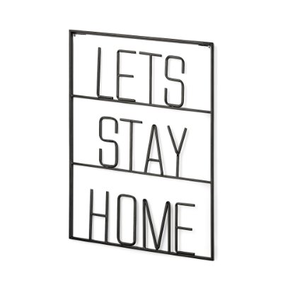 69329 - Let's Stay Home Sign 