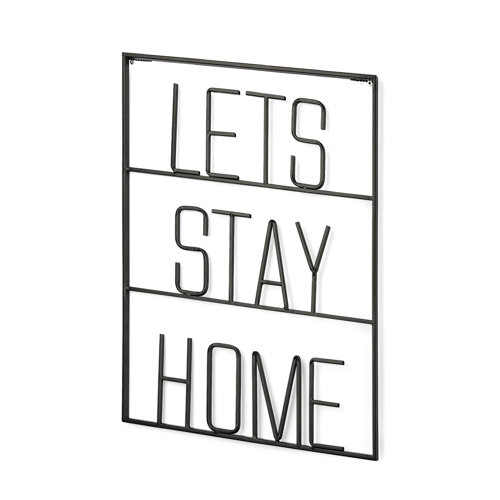 69329 - Let's Stay Home Sign 